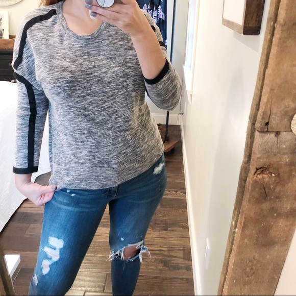 style fit. Tops - Style Fit. Medium heather grey cozy sweatshirt